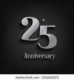 25 Years Anniversary Celebration Anniversary Logo Stock Vector (Royalty ...