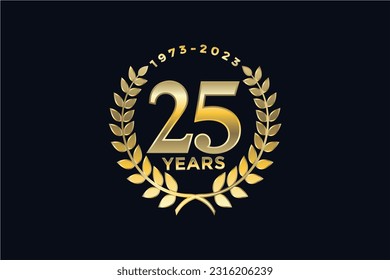 25 Years Anniversary Logo icon