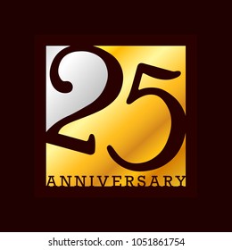 25 years of celebrations vector 