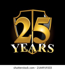 25 years Jubilee in gold 