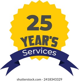 25 años de prestación de servicios