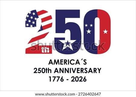 250th anniversary USA Background Logo