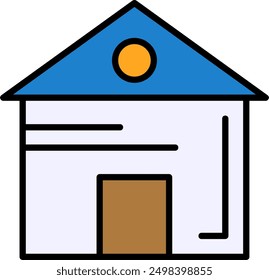 251 - Home Flat Vector Icon Design