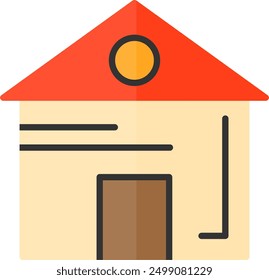 251 - Home Flat Vector Icon Design