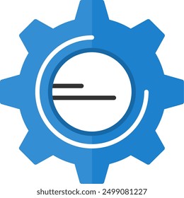 253 - Settings Flat Vector Icon Design