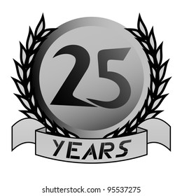 25th Anniversary emblem