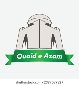 25th december, quaid e azam day, vector illustration, tribute birthday of the founder of pakistan, mizare quaid