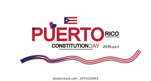 25 de julio Festividades Puerto Rico Hermoso diseño