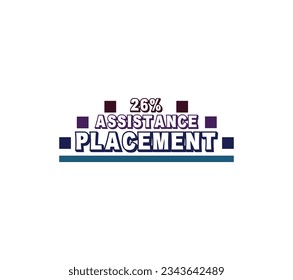 26% Guranted Satisfaction Box Shape text Base design with eye catching colors used