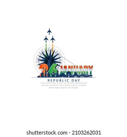 26 January- Happy Republic Day of India celebration.