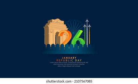 26 January- Happy Republic Day of India celebration.