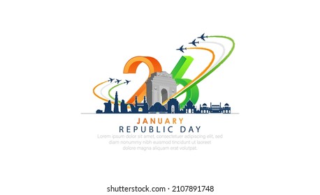 26 January- Happy Republic Day of India celebration.