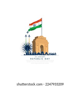 26 January- Happy Republic Day of India celebration.