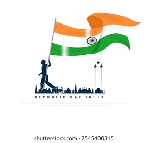 26 de enero, Día de la República India, Ilustración vectorial