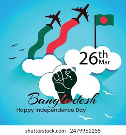 26 March independence Day of Bangladesh Social media Posts for internet content blog site.