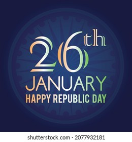 26 TH JANUARY INDIA REPUBLIC DAY VECTOR NEW POSTER  