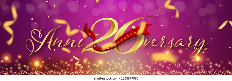 26 Anniversary Images, Stock Photos & Vectors | Shutterstock