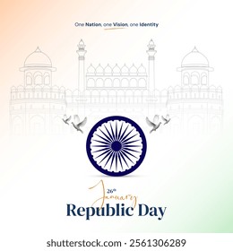 26th January 76th Indian Republic Day Social Media Post, Republic Day Poster, Banner, Web Banner, Greeting Card, Status, Sale Banner