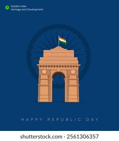 26th January 76th Indian Republic Day Social Media Post, Republic Day Poster, Banner, Web Banner, Greeting Card, Status, Sale Banner