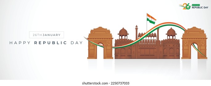 26th January India Republic Day 74th Celebration Social Media Post