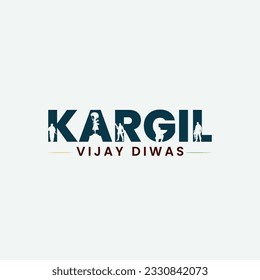 26th July Kargil Vijay Diwas Design Concept With Indian Flag and Army Social Media Post