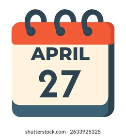 27 april calendar vector on white background
Vector calendar with date - Powered by Shutterstock - Get 15% off with code: PIKWIZARD15