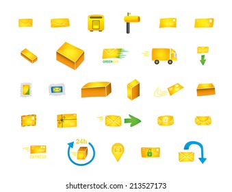 27 mail icons - Modern vector graphics