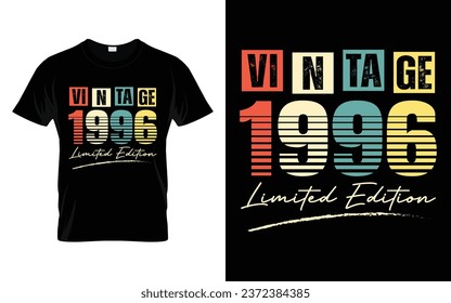 27 Years Old Vintage 1996 Limited Edition 27th Birthday living legend t shirt