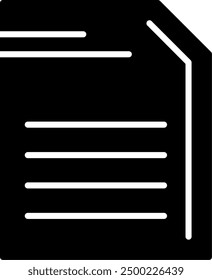 270 - Document Flat Vector Icon Design