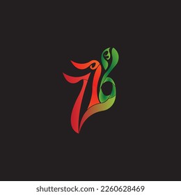 278 Years Anniversary Logo Vector Illustration