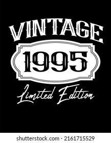 27th Birthday Vintage Legends Born In 1995 27 Years Old