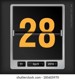 28 April calendar 2014