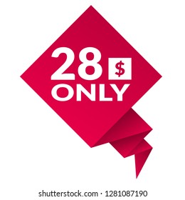 28 dollars only - emblem, label, badge,sticker, logo.Designed for your web site design, logo, app, UI 