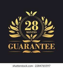 28 Months Guarantee Logo vector,  28 Months Guarantee sign symbol