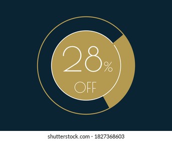 28% OFF banner, 28% Discount Offer