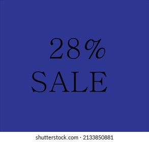 28% Sale vector art and illustration
