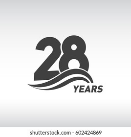 28 Years Anniversary Celebration Design