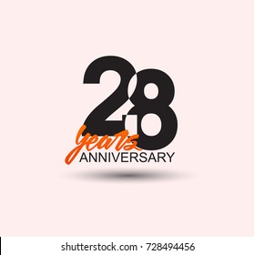 2,723 28 year logo Images, Stock Photos & Vectors | Shutterstock