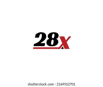 28X, X28 Initial letter logo