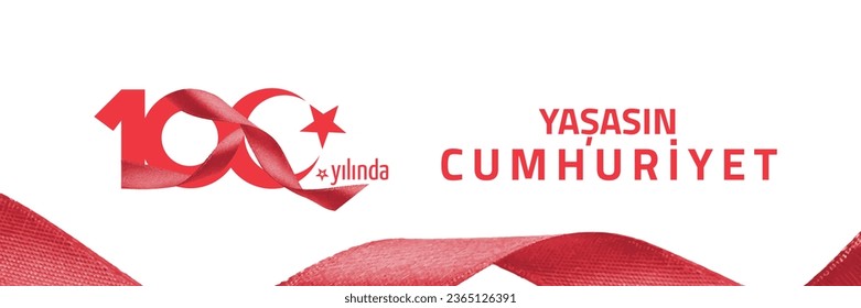 29 ekim cumhuriyet bayramı 100. yılı kutlu olsun. Translation : Happy 100th anniversary of 29 October Republic Day.
