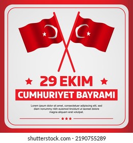 29 ekim cumhuriyet bayrami kutlu olsun. translation 29 october turkey republic day.