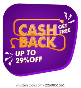 29% off money post promotion vector design template