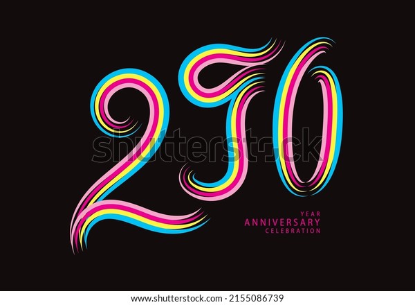 vector de diseño de 290 números,: vector de stock (libre de regalías ...