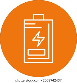 291 - Battery Flat Vector Icon Design