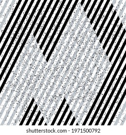 2937 Oblique pattern with black and silver gray lines. Seamless vector illustration eps 10.
