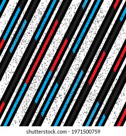 2947 Oblique pattern with colored lines. Seamless vector illustration eps 10.