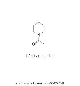 2-(Acetylamino)fluorene skeletal structure.Aromatic Amine Derivative compound schematic illustration. Simple diagram, chemical structure.