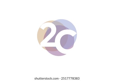 2c logo design vector templet, 2C Letter Initial Logo Design Template Vector Illustration, 2nd Chance - Number Letter 2C Logo 