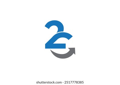 2c logo design vector templet, 2C Letter Initial Logo Design Template Vector Illustration, 2nd Chance - Number Letter 2C Logo 