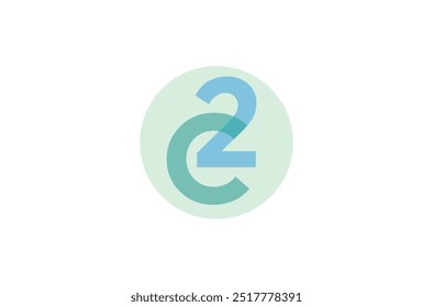 2c logo design vector templet, 2C Letter Initial Logo Design Template Vector Illustration, 2nd Chance - Number Letter 2C Logo 